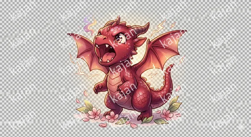 Whimsical Baby Dragon Character Art Packs