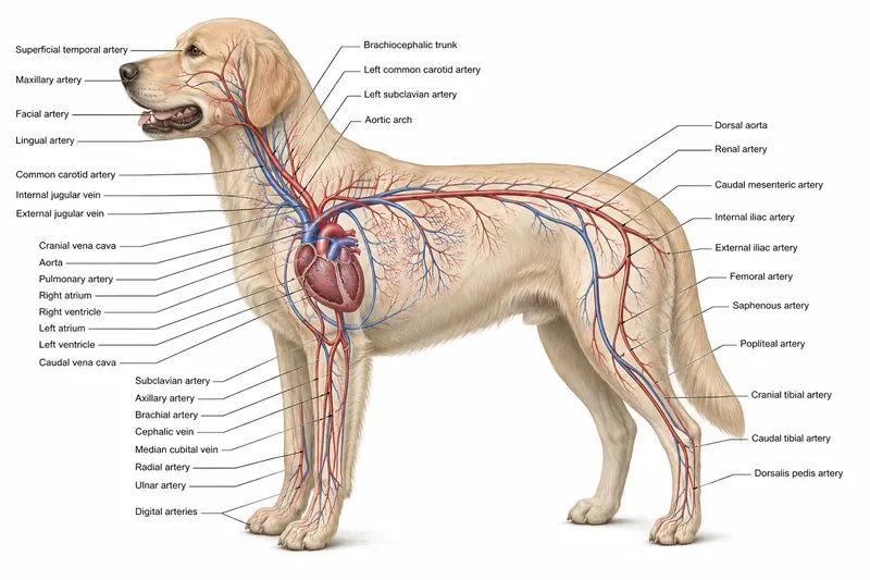 Vet Anatomy Illustration Generator