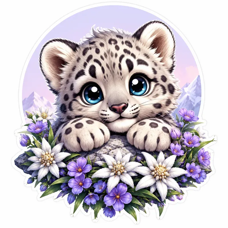 Cute Baby Animal Sticker Collections