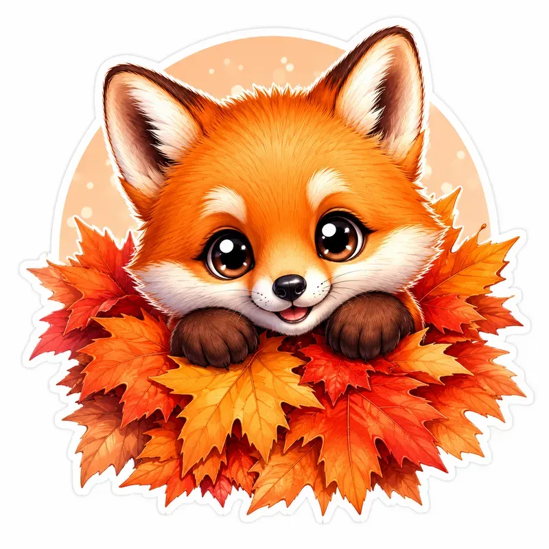 Cute Baby Animal Sticker Collections