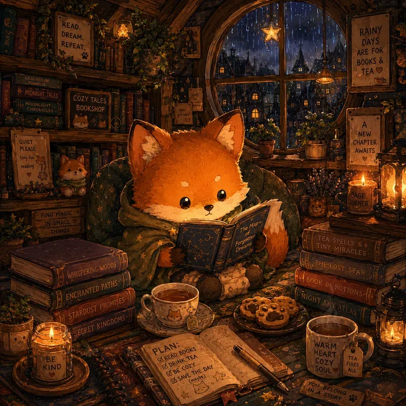 Cozyverse Cozy Storyworld Illustrations