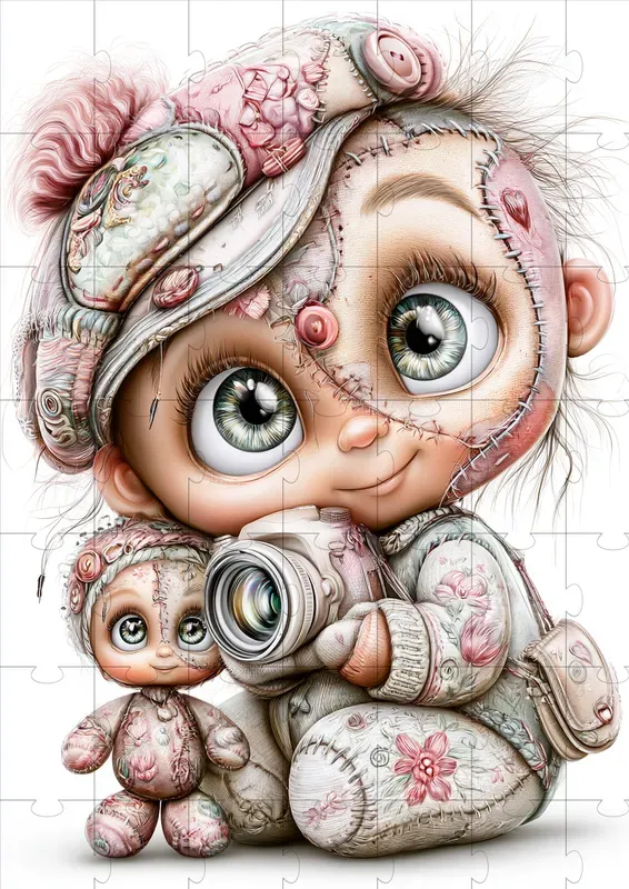 Cute Stitched Career Characters