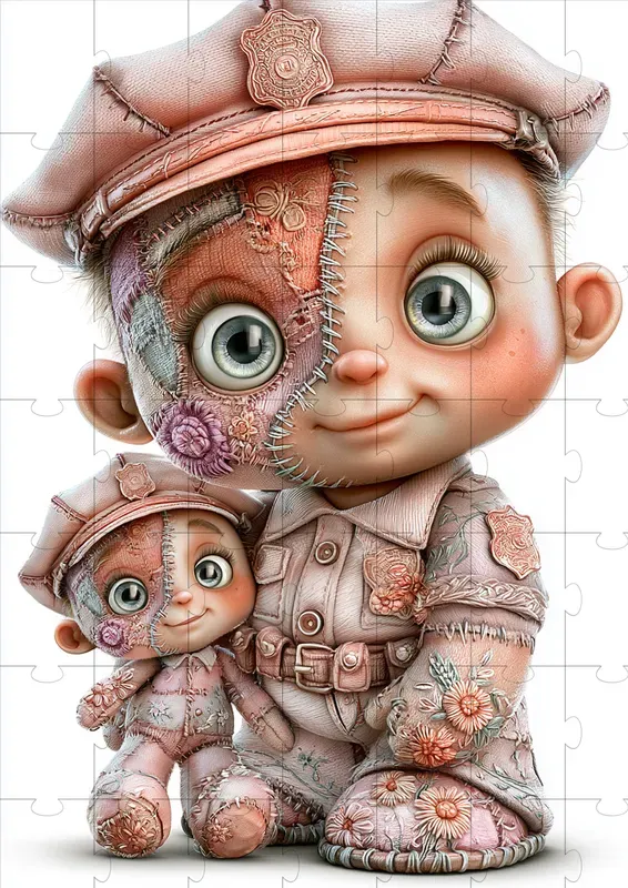 Cute Stitched Career Characters