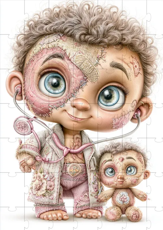 Cute Stitched Career Characters