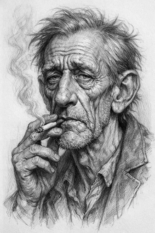 Graphite Surreal Portraits