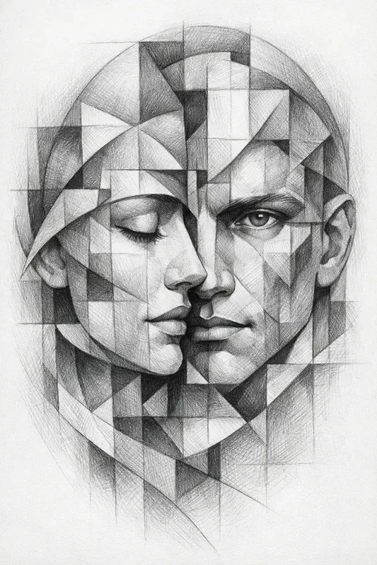 Graphite Surreal Portraits