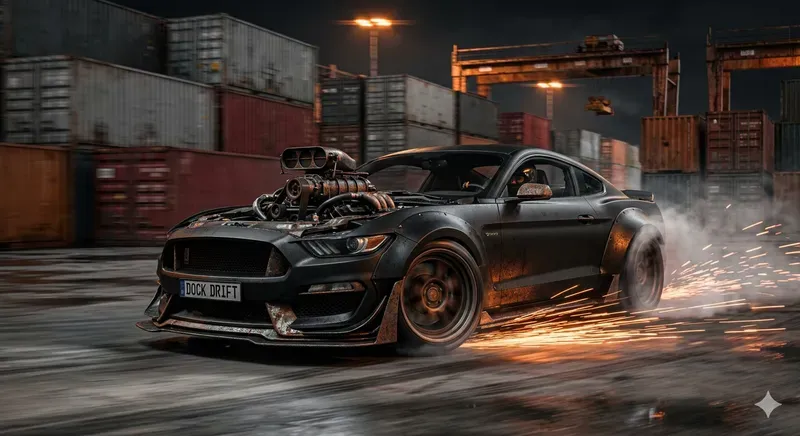 Cinematic Motion Blur Car Drifts