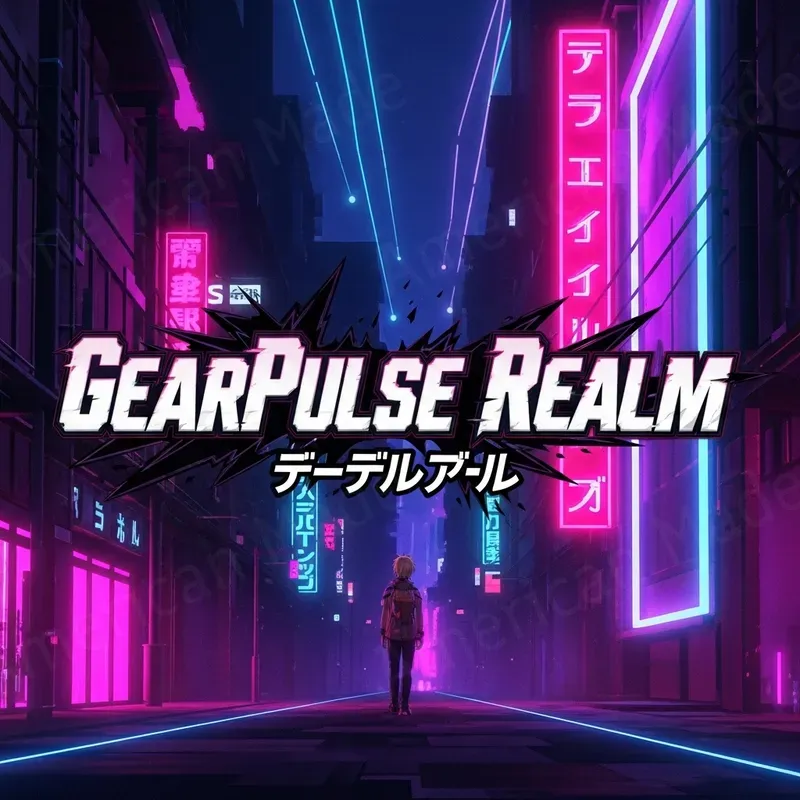 Anime Odyssey Typography Logos