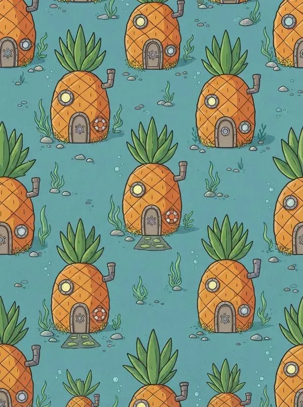 Flat Vector Editorial Seamless Patterns