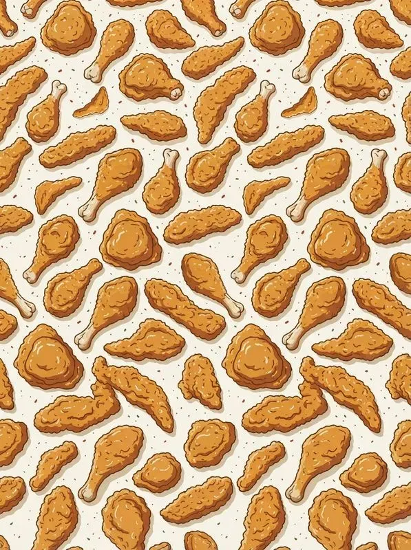 Flat Vector Editorial Seamless Patterns