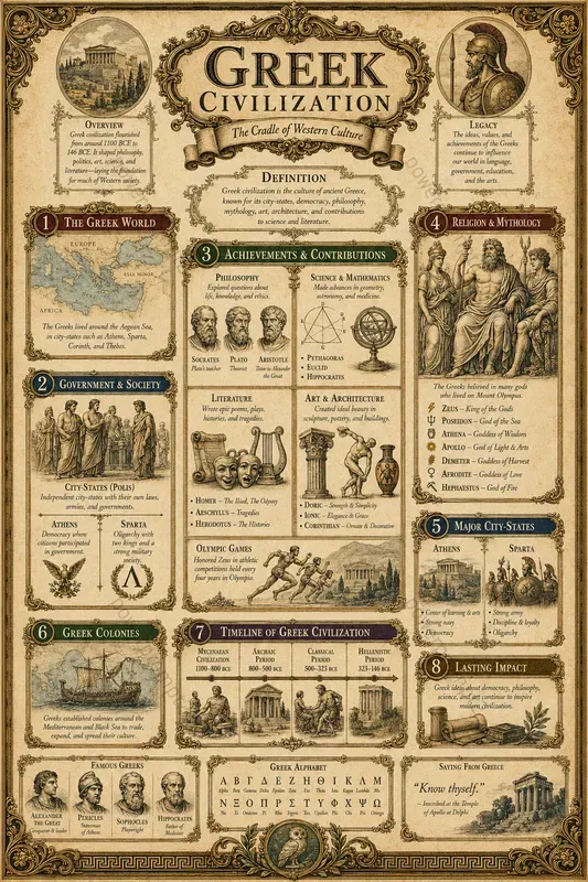 Victorian Educational Infographics