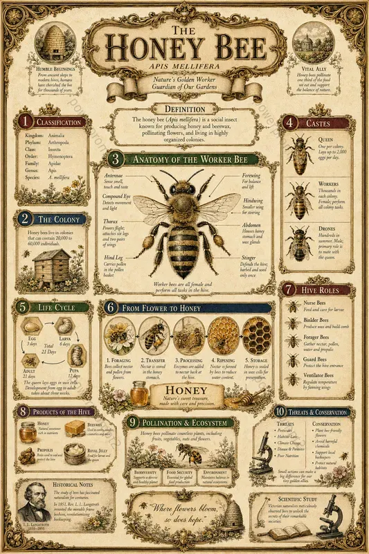 Victorian Educational Infographics