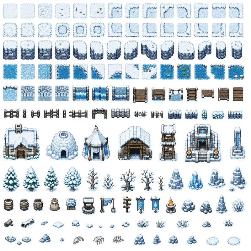16bit RPG Terrain Tileset Generator
