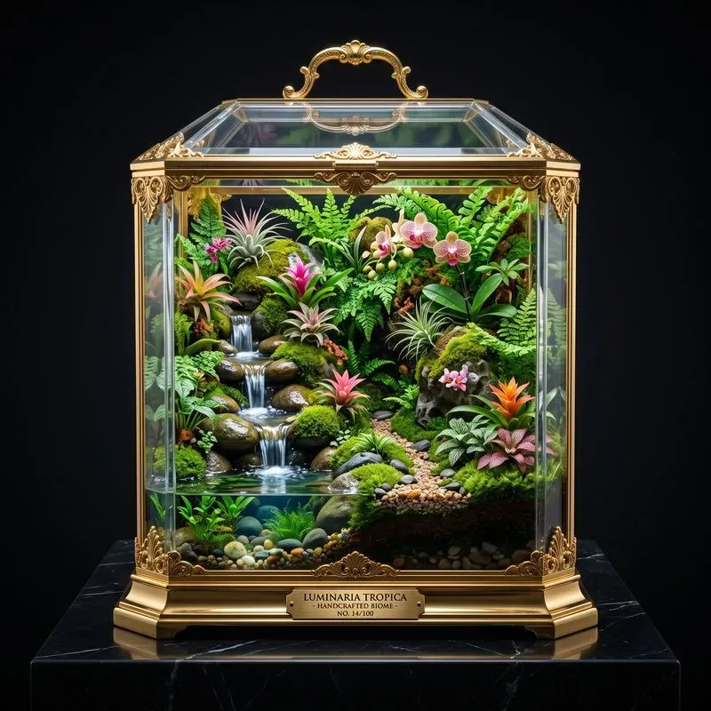 Luxury Botanical Glass Terrarium Creators