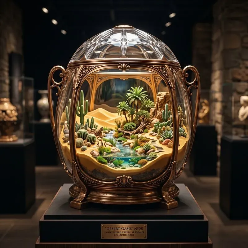 Luxury Botanical Glass Terrarium Creators