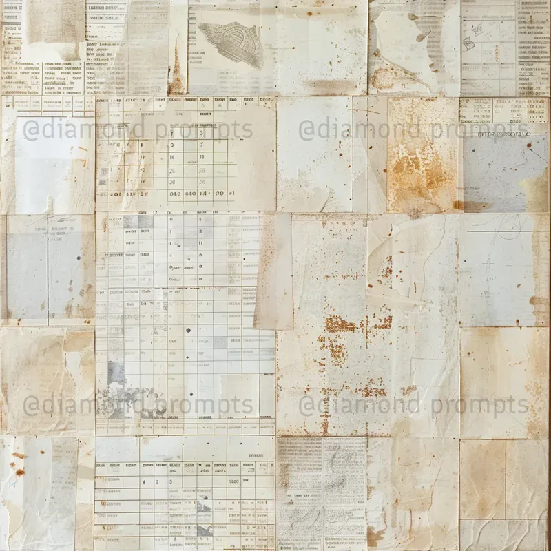 Grunge Paper Collage Layout Textures