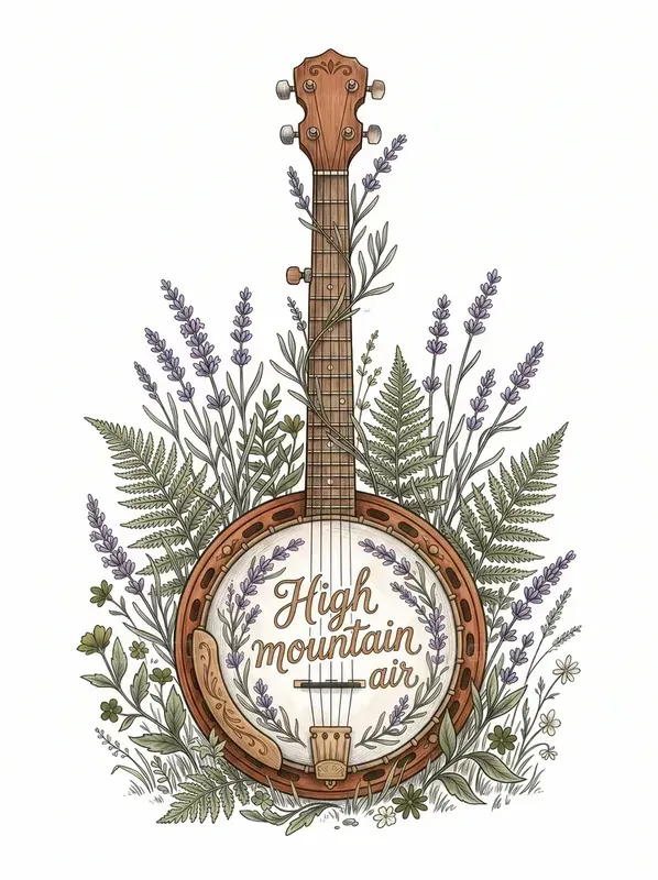 Hand Drawn Acoustic Music Clipart