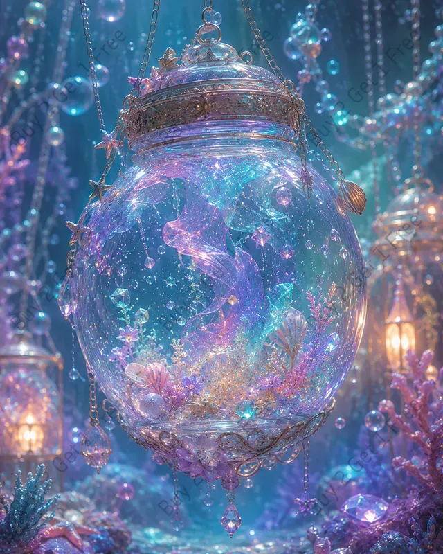 Whimsical Glue Glitter Jars