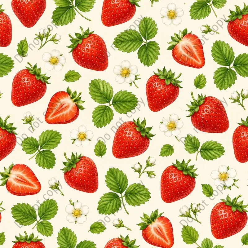 Fruit Market Seamless Patterns