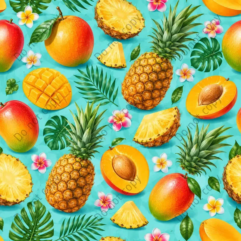 Fruit Market Seamless Patterns