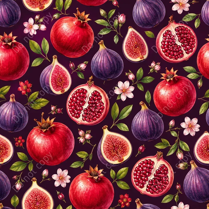 Fruit Market Seamless Patterns