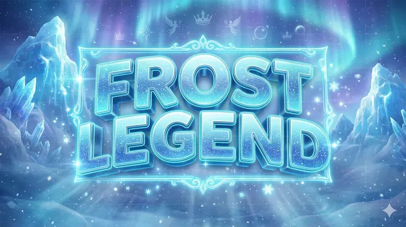 3D Fantasy Neon Glass Text Logos