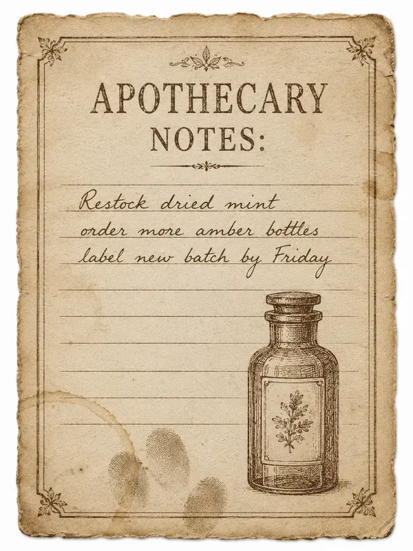 Vintage Apothecaries