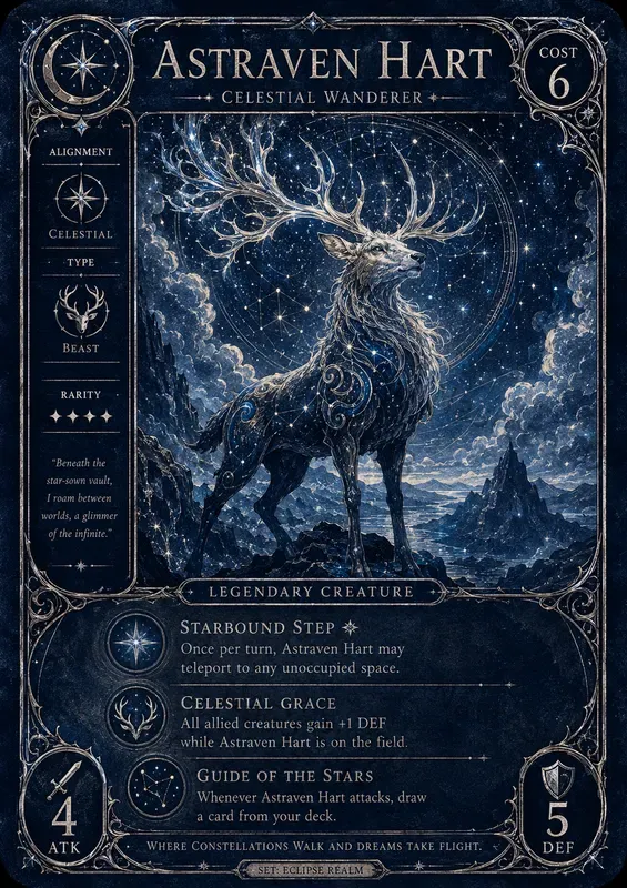 Mythic Bestiary Card Series