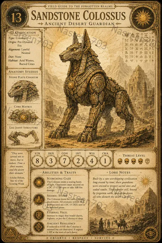 Mythic Bestiary Card Series