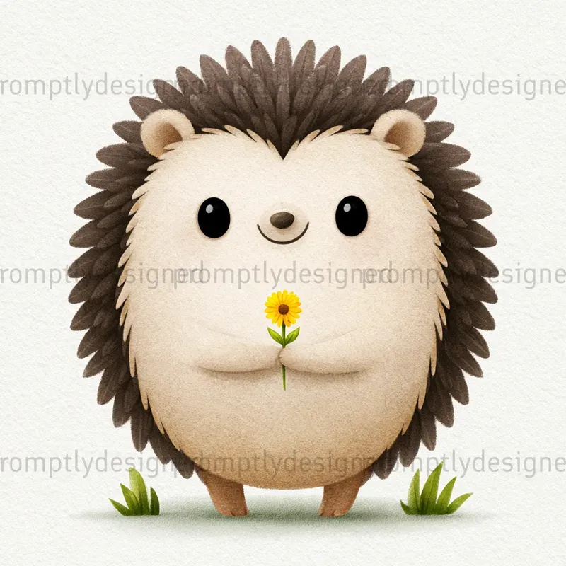 Watercolor Nursery Animal Clip Art