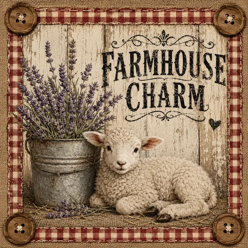 Rustic Farmhouse Wall Art Prints