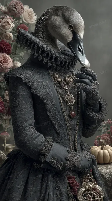 Surreal Victorian Animals Art