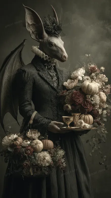 Surreal Victorian Animals Art