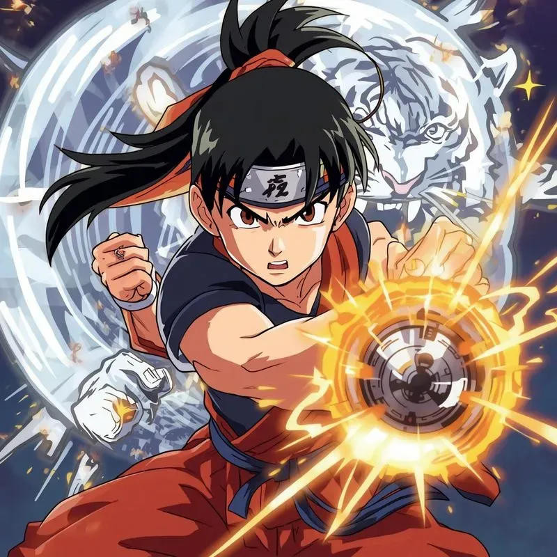 Retro 2000s Anime Battle Characters