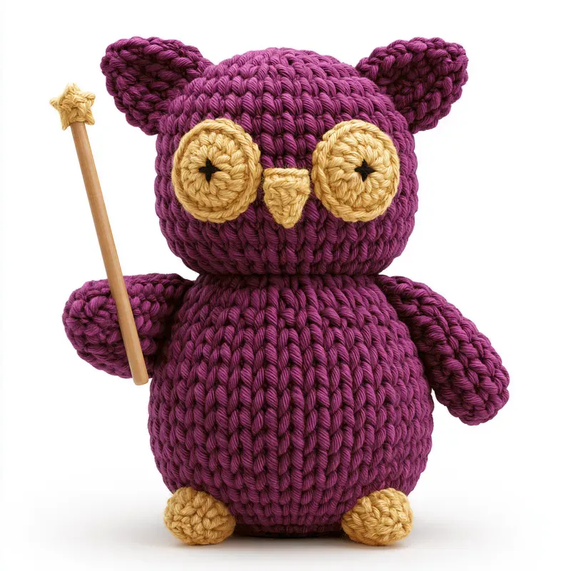 3D Crochet Amigurumi Character Cliparts
