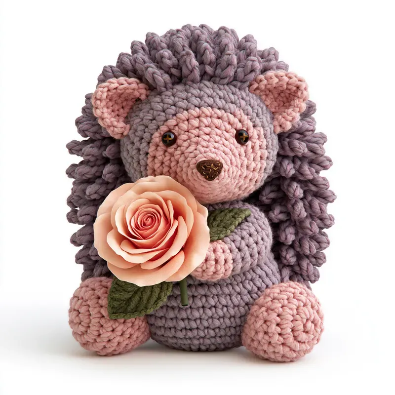 3D Crochet Amigurumi Character Cliparts