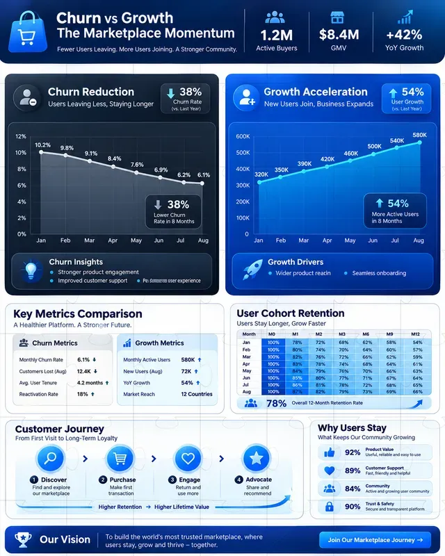 Customer Growth Infographics