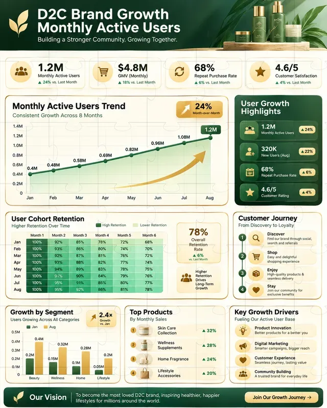 Customer Growth Infographics