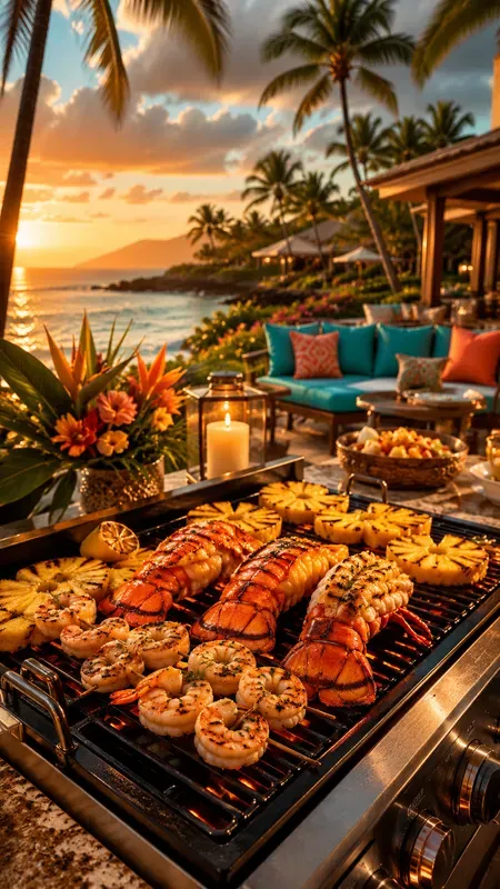 Luxury Hawaiian Resort Barbecues