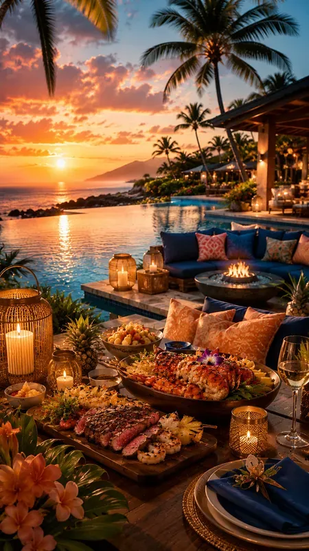 Luxury Hawaiian Resort Barbecues