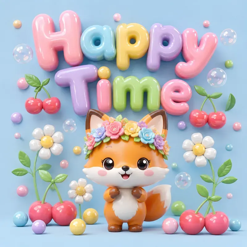 Cute Kawaii Character Displays