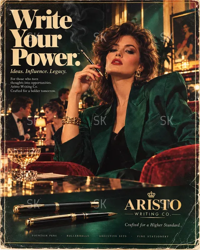 Cinematic 80s90s Retro Advertisements