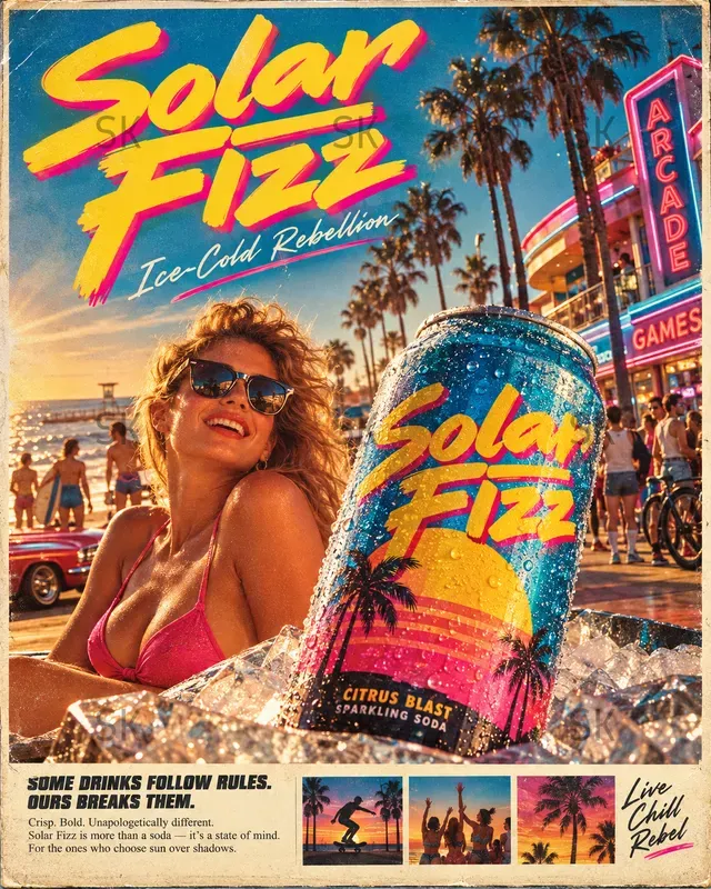 Cinematic 80s90s Retro Advertisements