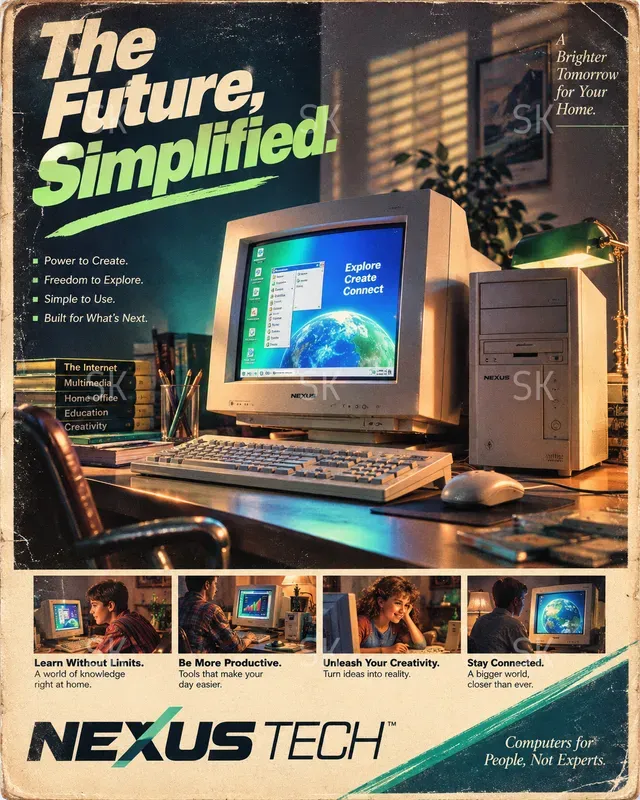 Cinematic 80s90s Retro Advertisements
