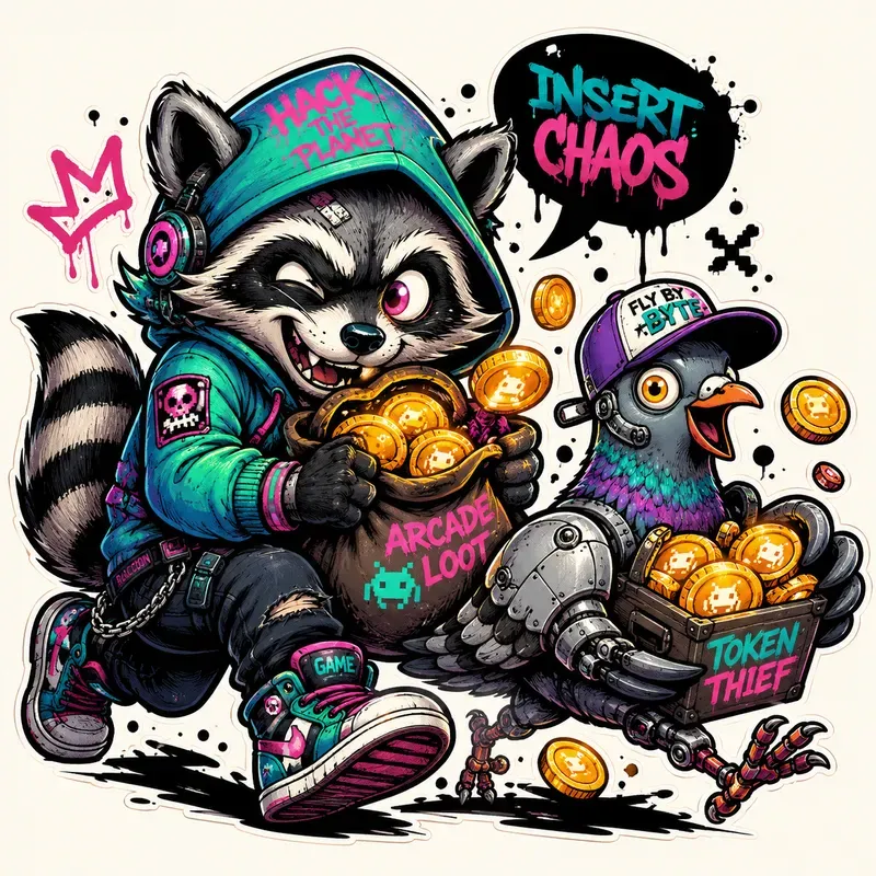 Chaotic Retro Cartoon Duos