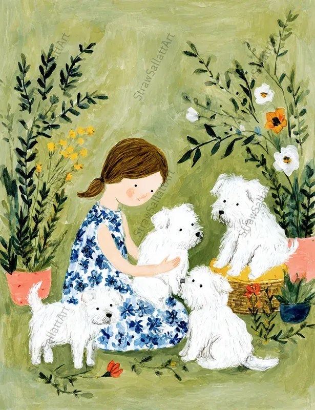 Elegant Simple Storybook Illustrations