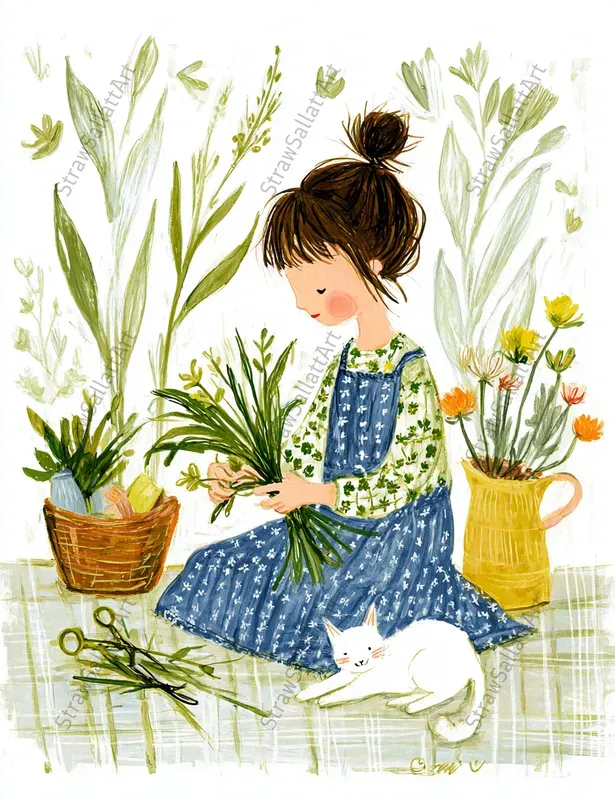 Elegant Simple Storybook Illustrations