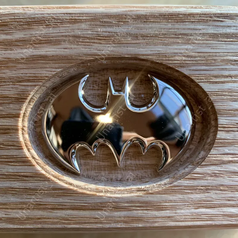 Metal Brand Logo Wood Carvings