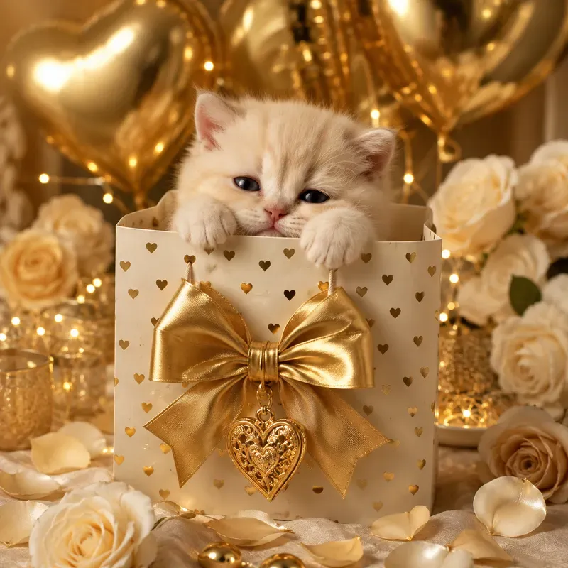 Golden Heart Gift Portraits