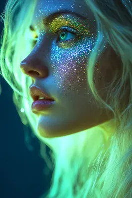 Epic Sequined Women Portraits
